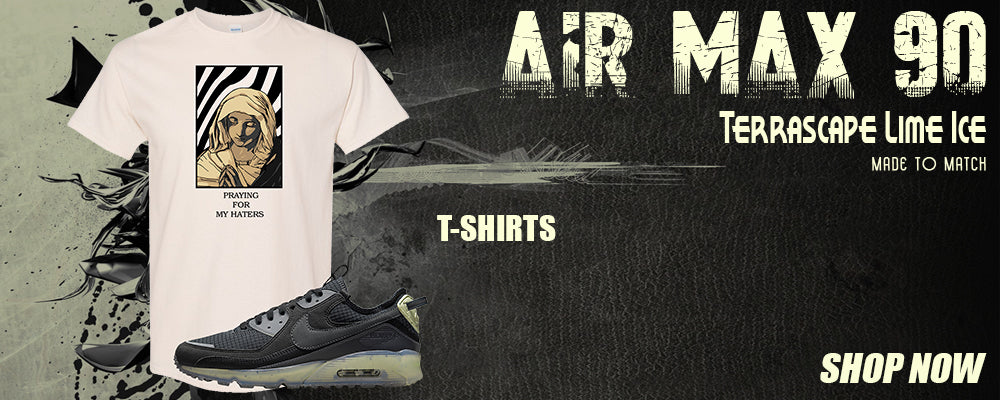 Terrascape Lime Ice 90s T Shirts to match Sneakers | Tees to match Terrascape Lime Ice 90s Shoes