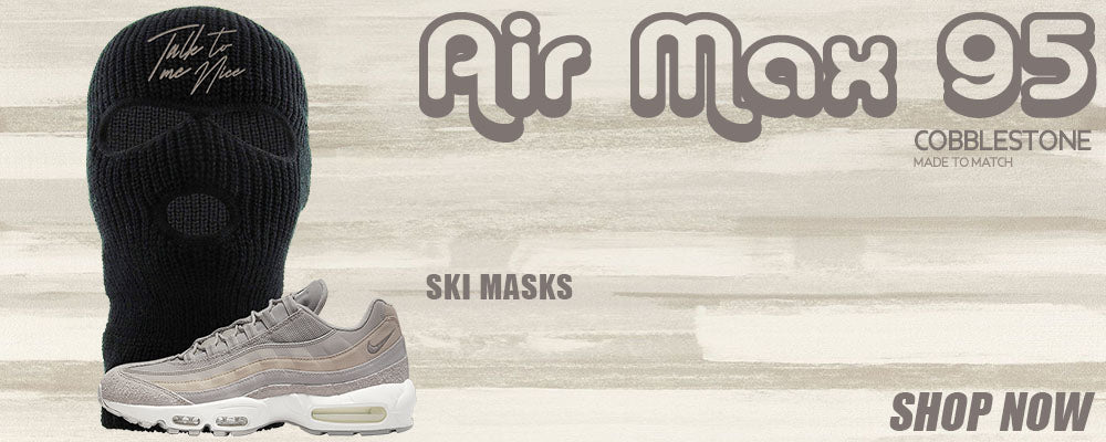 Cobblestone 95s Ski Masks to match Sneakers | Winter Masks to match Cobblestone 95s Shoes