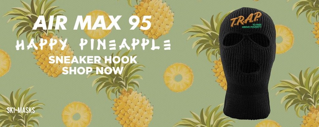 Happy Pineapple 95s Ski Masks to match Sneakers | Winter Masks to match Happy Pineapple 95s Shoes