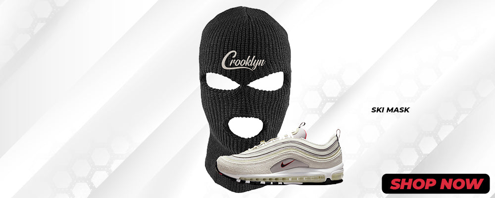 First Use Suede 97s Ski Masks to match Sneakers | Winter Masks to match First Use Suede 97s Shoes