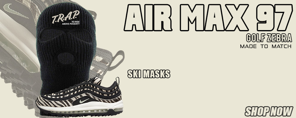 Zebra Golf 97s Ski Masks to match Sneakers | Winter Masks to match Zebra Golf 97s Shoes