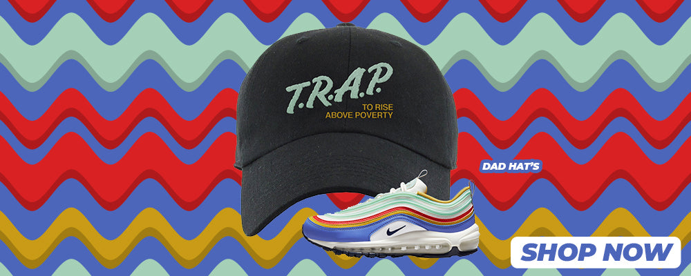 Multicolor 97s Dad Hats to match Sneakers | Hats to match Multicolor 97s Shoes