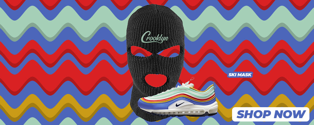 Multicolor 97s Ski Masks to match Sneakers | Winter Masks to match Multicolor 97s Shoes