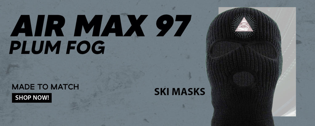Plum Fog 97s Ski Masks to match Sneakers | Winter Masks to match Plum Fog 97s Shoes