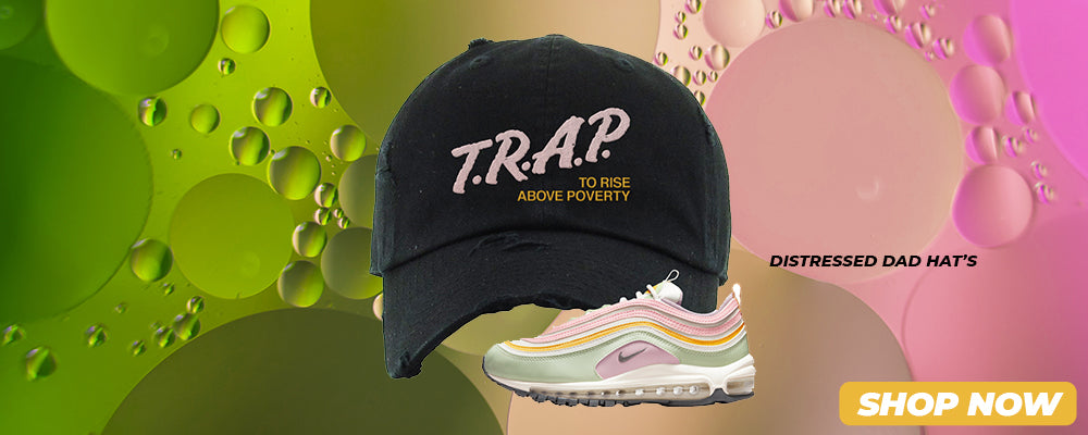 Pastel 97s Distressed Dad Hats to match Sneakers | Hats to match Pastel 97s Shoes