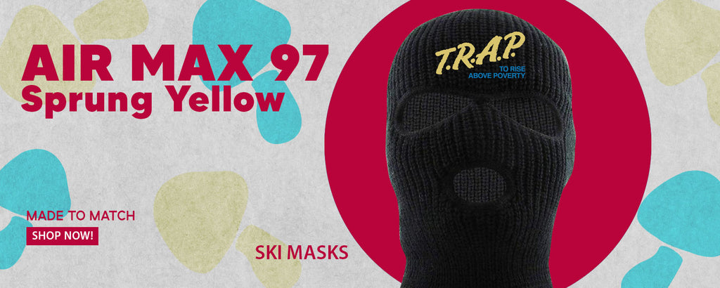 Sprung Yellow 97s Ski Masks to match Sneakers | Winter Masks to match Sprung Yellow 97s Shoes
