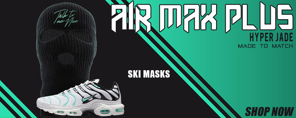 Hyper Jade Pluses Ski Masks to match Sneakers | Winter Masks to match Hyper Jade Pluses Shoes