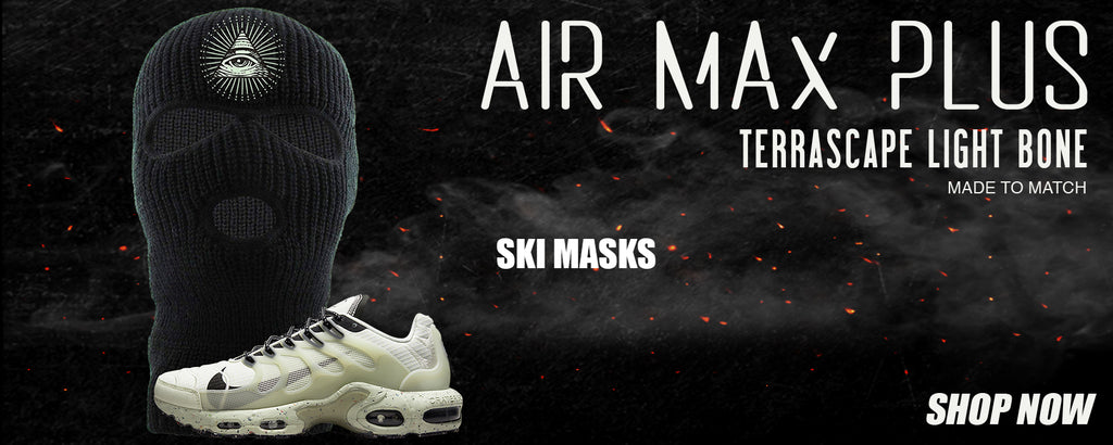 Terrascape Light Bone Pluses Ski Masks to match Sneakers | Winter Masks to match Terrascape Light Bone Pluses Shoes