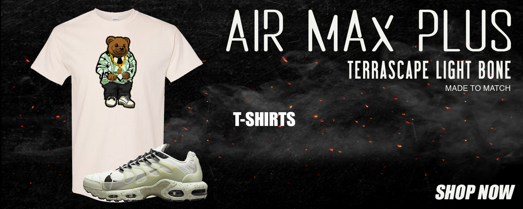 Terrascape Light Bone Pluses T Shirts to match Sneakers | Tees to match Terrascape Light Bone Pluses Shoes