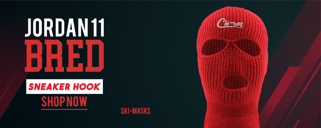 Ski Mask to match Jordan 11 Bred sneakers