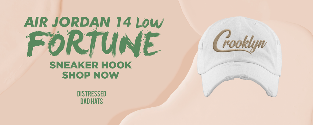 Fortune Low 14s Distressed Dad Hats to match Sneakers | Hats to match Fortune Low 14s Shoes