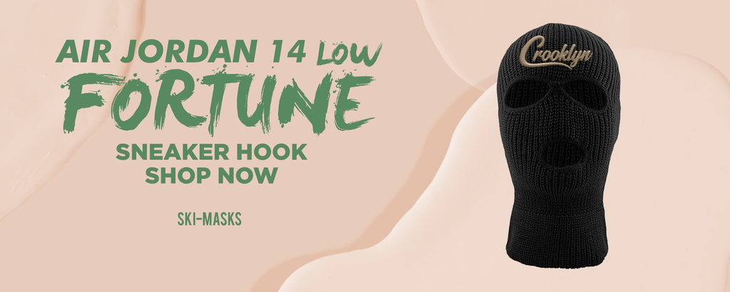 Fortune Low 14s Ski Masks to match Sneakers | Winter Masks to match Fortune Low 14s Shoes