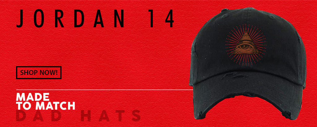 Winterized 14s Distressed Dad Hats to match Sneakers | Hats to match Winterized 14s Shoes