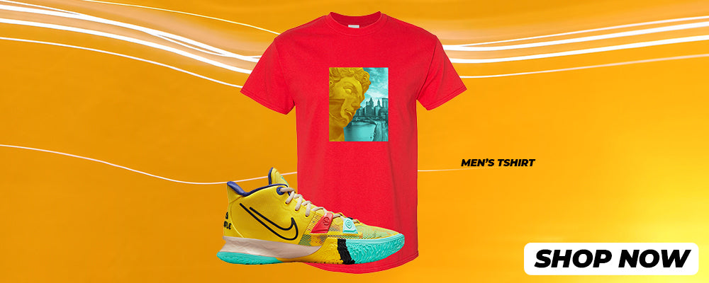 1 World 1 People Yellow 7s T Shirts to match Sneakers | Tees to match 1 World 1 People Yellow 7s Shoes