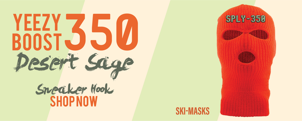  Yeezy Boost 350 V2 Desert Sage Ski Masks to match Sneakers | Winter Masks to match Adidas Yeezy Boost 350 V2 Desert Sage Shoes