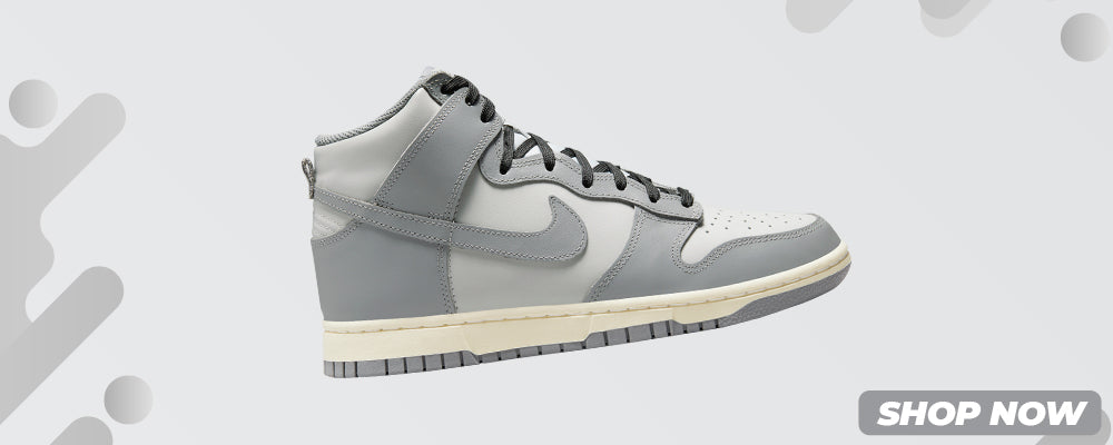 Aged Greyscale High Dunks Clothing to match Sneakers | Clothing to match Aged Greyscale High Dunks Shoes