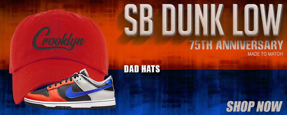75th Anniversary Low Dunks Dad Hats to match Sneakers | Hats to match 75th Anniversary Low Dunks Shoes