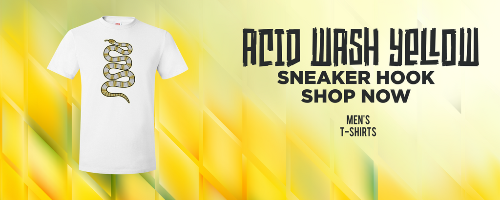 Acid Wash Yellow High Dunks T Shirts to match Sneakers | Tees to match Acid Wash Yellow High Dunks Shoes
