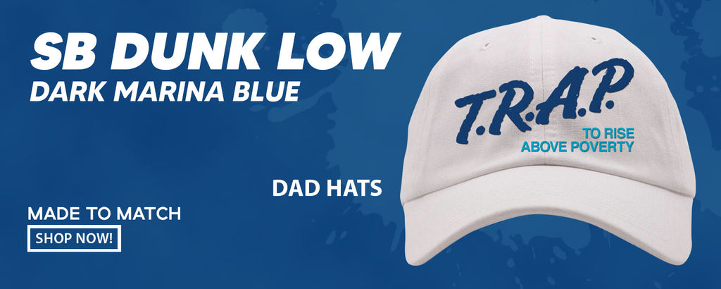 Dark Marina Blue Low Dunks Dad Hats to match Sneakers | Hats to match Dark Marina Blue Low Dunks Shoes