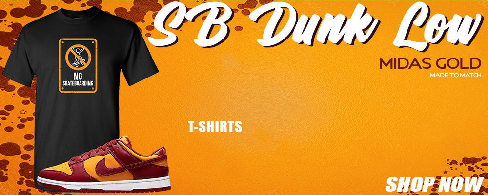 Midas Gold Low Dunks T Shirts to match Sneakers | Tees to match Midas Gold Low Dunks Shoes