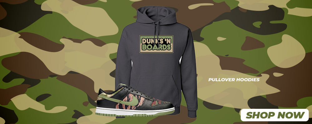 Multi Camo Low Dunks Pullover Hoodies to match Sneakers | Hoodies to match Multi Camo Low Dunks Shoes