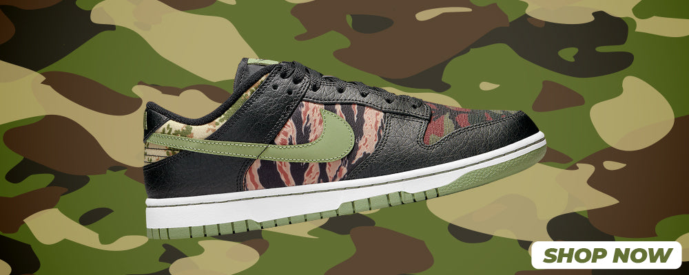 Multi Camo Low Dunks Clothing to match Sneakers | Clothing to match Multi Camo Low Dunks Shoes