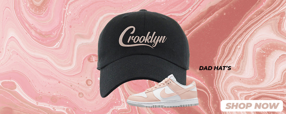 Move To Zero Pink Low Dunks Dad Hats to match Sneakers | Hats to match Move To Zero Pink Low Dunks Shoes