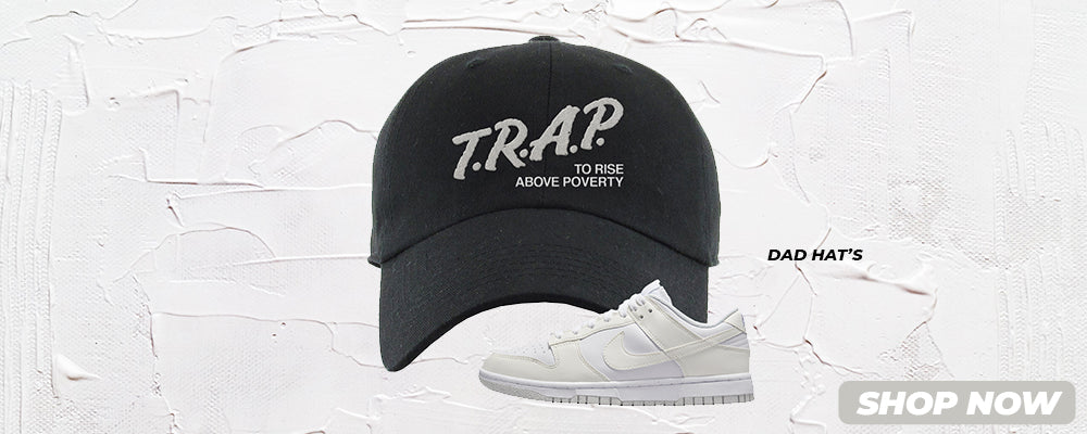 Move To Zero White Low Dunks Dad Hats to match Sneakers | Hats to match Move To Zero White Low Dunks Shoes