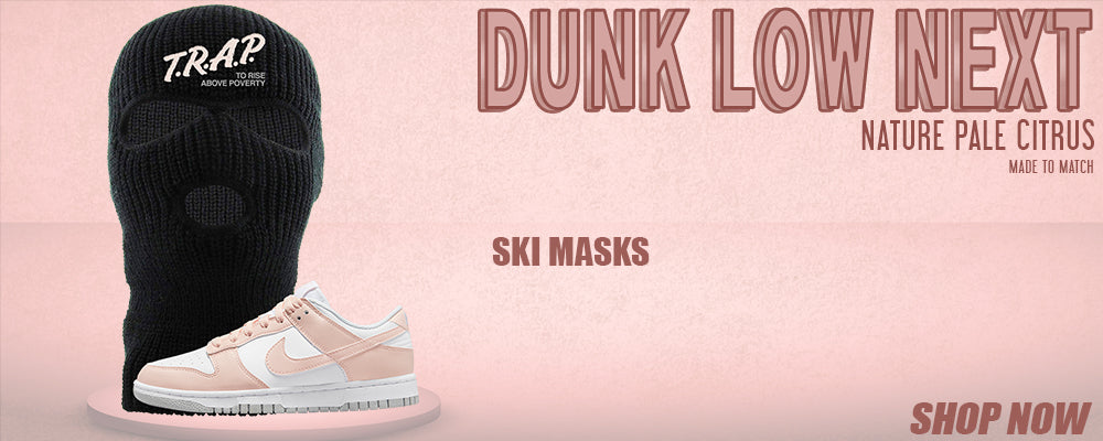 Next Nature Pale Citrus Low Dunks Ski Masks to match Sneakers | Winter Masks to match Next Nature Pale Citrus Low Dunks Shoes