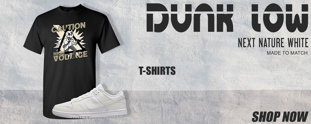 Next Nature White Low Dunks T Shirts to match Sneakers | Tees to match Next Nature White Low Dunks Shoes