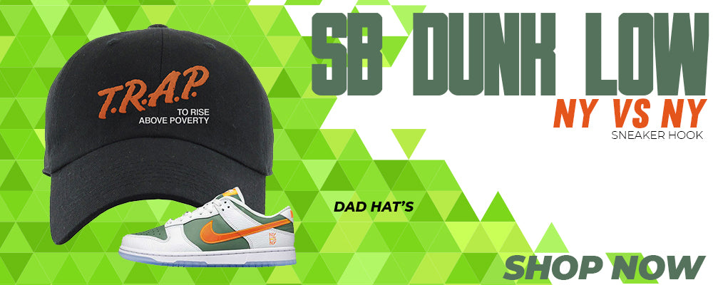 SB Dunk Low NY vs NY Dad Hats to match Sneakers | Hats to match Nike SB Dunk Low NY vs NY Shoes