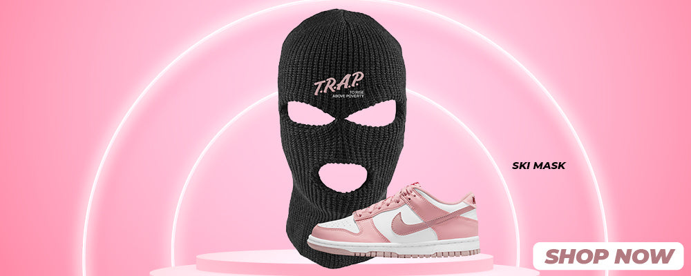 Pink Velvet Low Dunks Ski Masks to match Sneakers | Winter Masks to match Pink Velvet Low Dunks Shoes