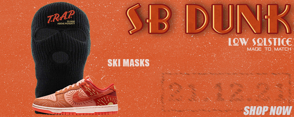 Solstice Low Dunks Ski Masks to match Sneakers | Winter Masks to match Solstice Low Dunks Shoes