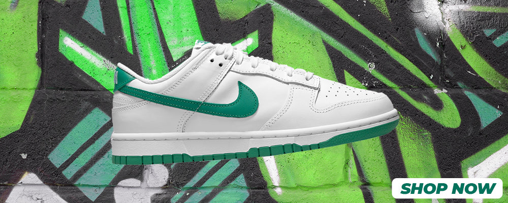White Green Low Dunks Clothing to match Sneakers | Clothing to match White Green Low Dunks Shoes