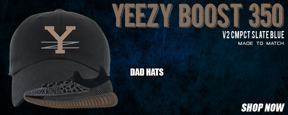 Slate Blue CMPCT v2 350s Dad Hats to match Sneakers | Hats to match Slate Blue CMPCT v2 350s Shoes