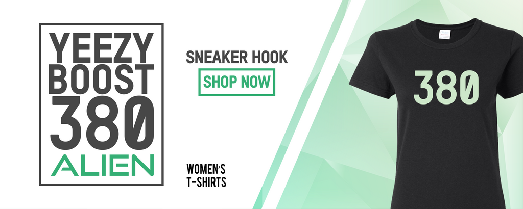 Women's T-Shirts to match with Yeezy Boost 380 Alien Sneakers
