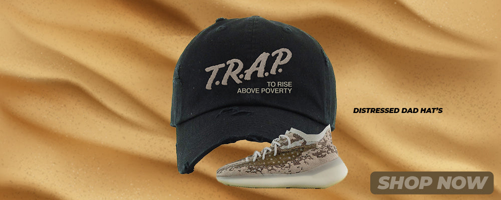 Stone Salt 380s Distressed Dad Hats to match Sneakers | Hats to match Stone Salt 380s Shoes