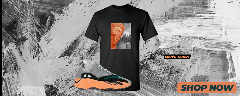 Wash Orange 700s T Shirts to match Sneakers | Tees to match Wash Orange 700s Shoes