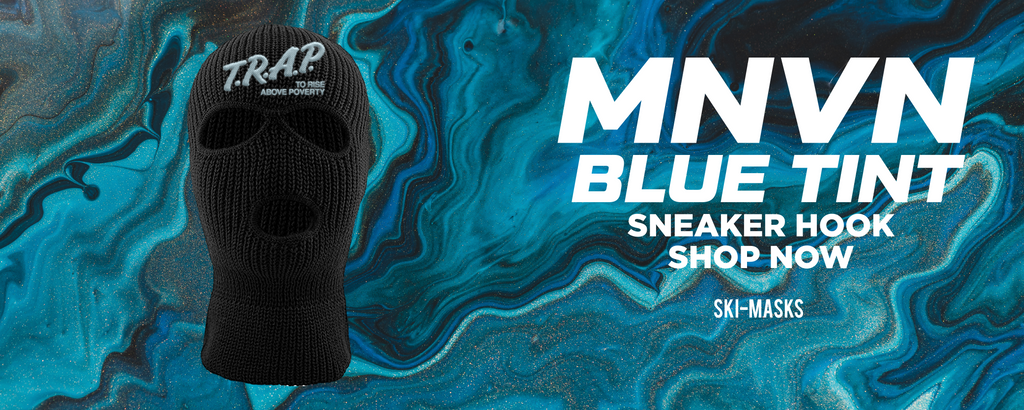 MNVN 700s Blue Tint Ski Masks to match Sneakers | Winter Masks to match MNVN 700s Blue Tint Shoes
