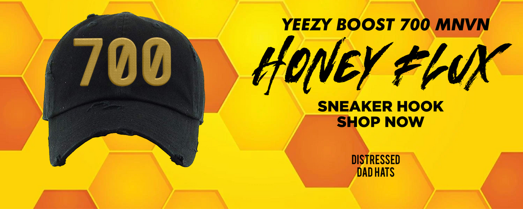 MNVN Honey Flux 700s Distressed Dad Hats to match Sneakers | Hats to match MNVN Honey Flux 700s Shoes