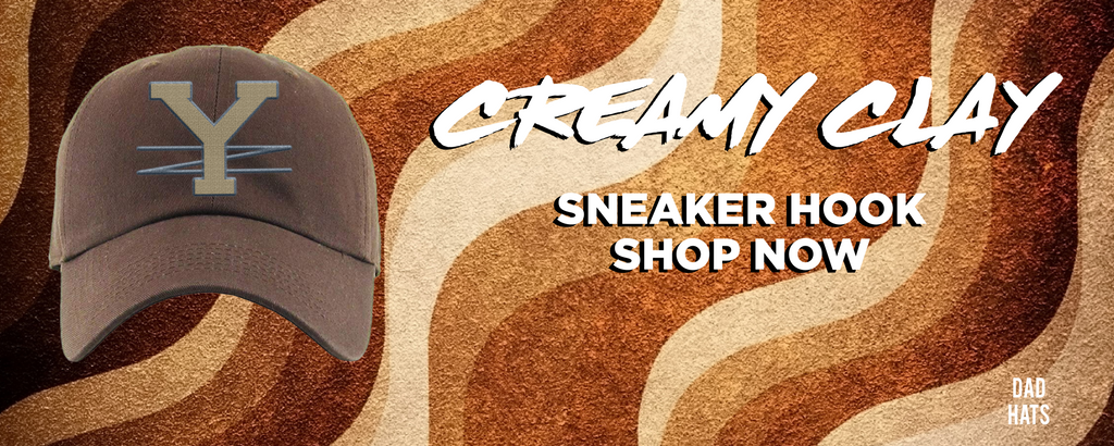 MX Cream Clay Foam Runners Dad Hats to match Sneakers | Hats to match MX Cream Clay Foam Runners Shoes