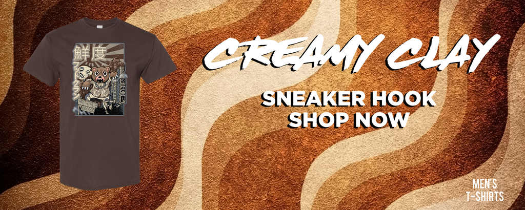 MX Cream Clay Foam Runners T Shirts to match Sneakers | Tees to match MX Cream Clay Foam Runners Shoes