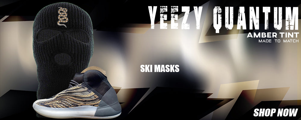 Amber Tint Quantums Ski Masks to match Sneakers | Winter Masks to match Amber Tint Quantums Shoes