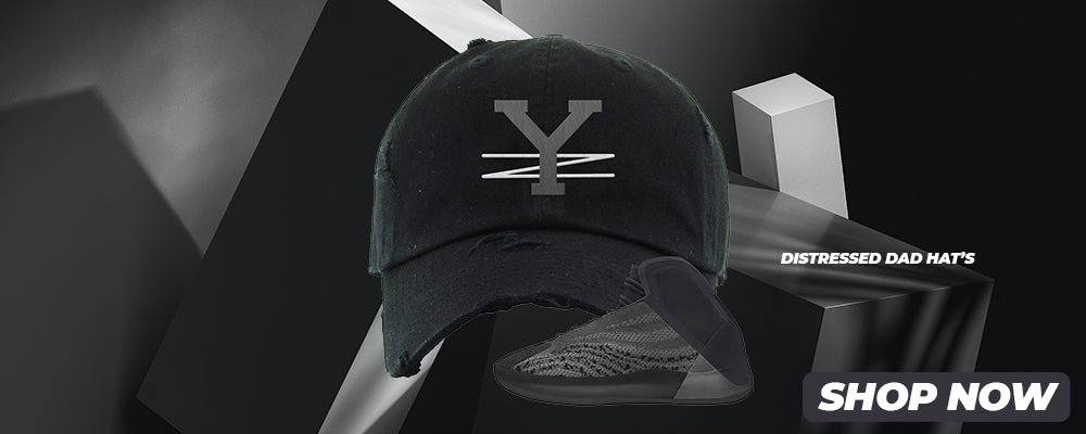 Onyx Quantums Distressed Dad Hats to match Sneakers | Hats to match Onyx Quantums Shoes