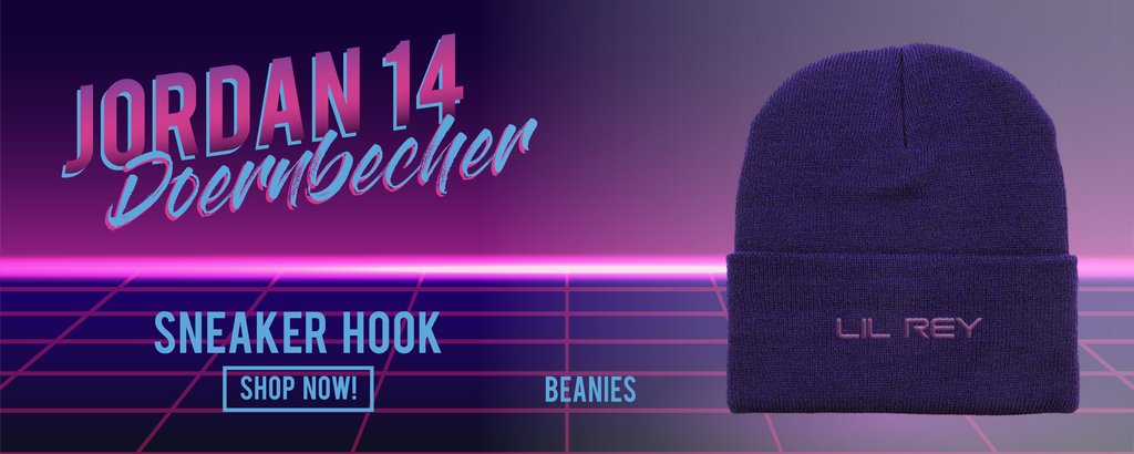 Beanies to match with Air Jordan 14 Doernbecher Sneakers