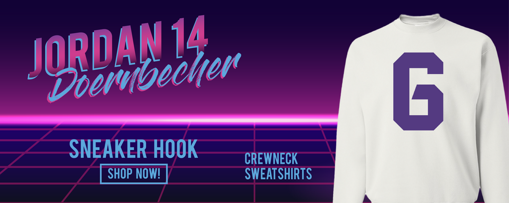 Crewneck Sweatshirts to match with Air Jordan 14 Doernbecher Sneakers