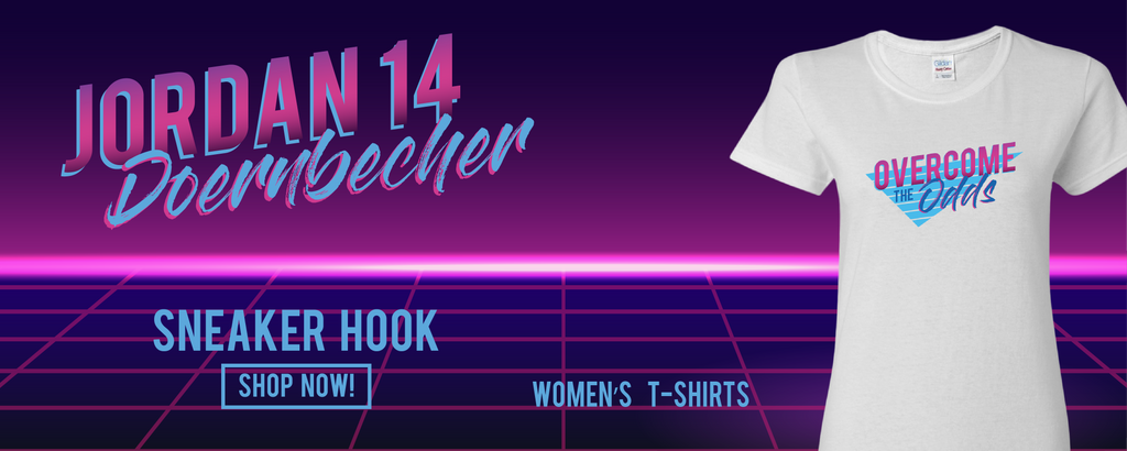 Women's T-Shirts to match with Air Jordan 14 Doernbecher Sneakers