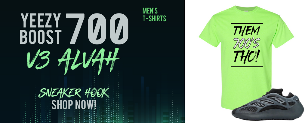 Yeezy Boost 700 V3 Alvah T Shirts to match Sneakers | Tees to match Adidas Yeezy Boost 700 V3 Alvah Shoes
