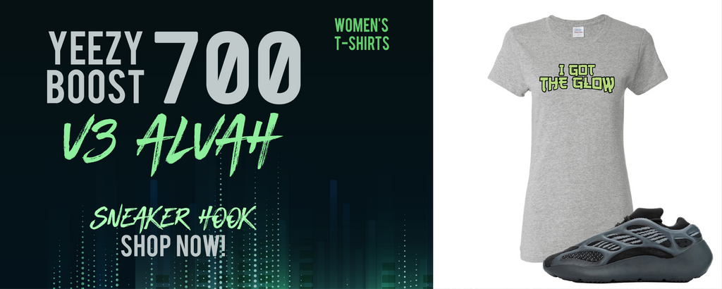 Yeezy Boost 700 V3 Alvah Women's T Shirts to match Sneakers | Women's Tees to match Adidas Yeezy Boost 700 V3 Alvah Shoes