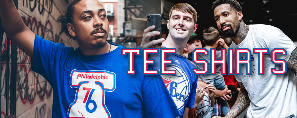 Shop all Philadelphia 76ers t-shirts